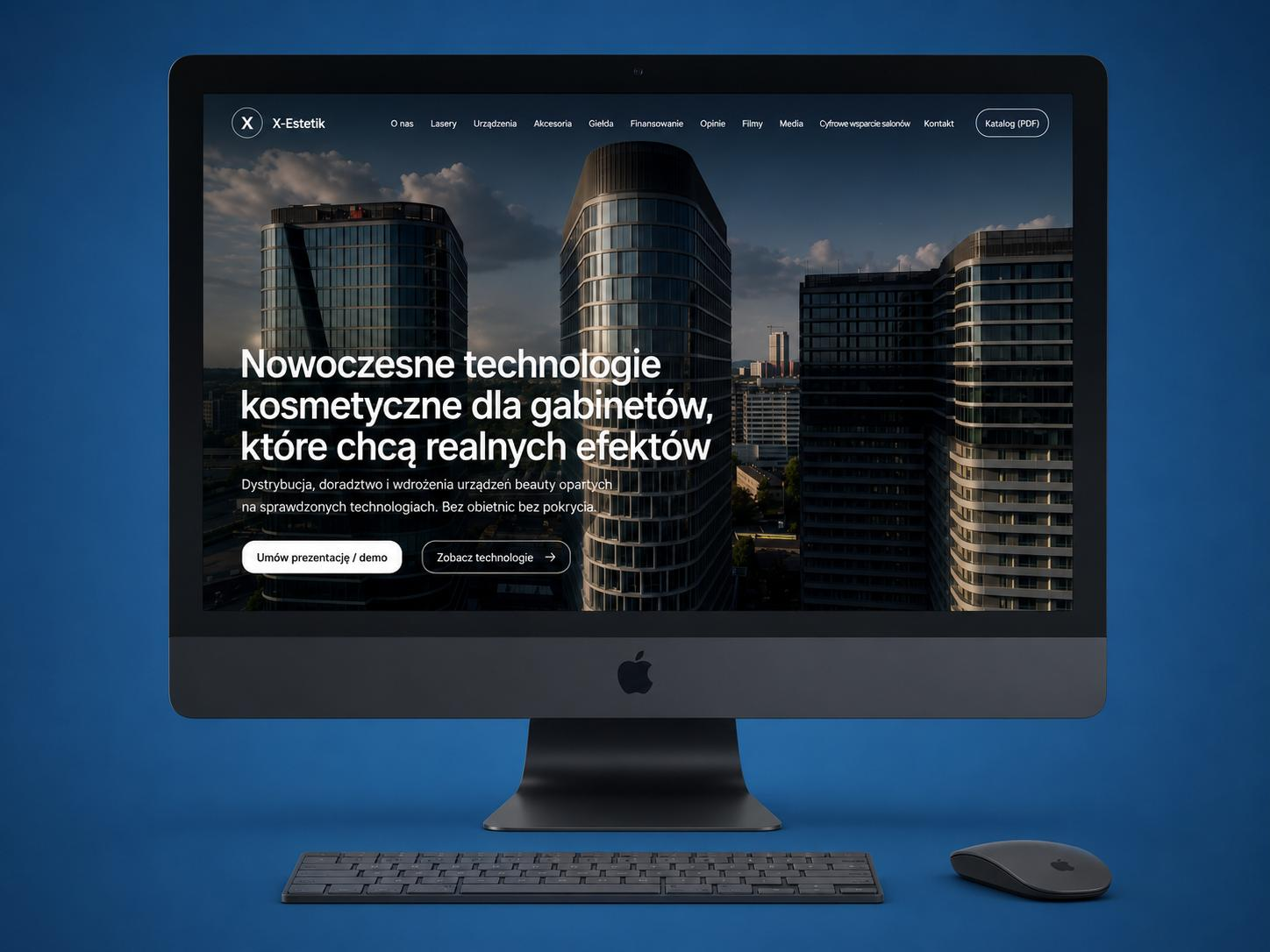X-Estetik — strona internetowa