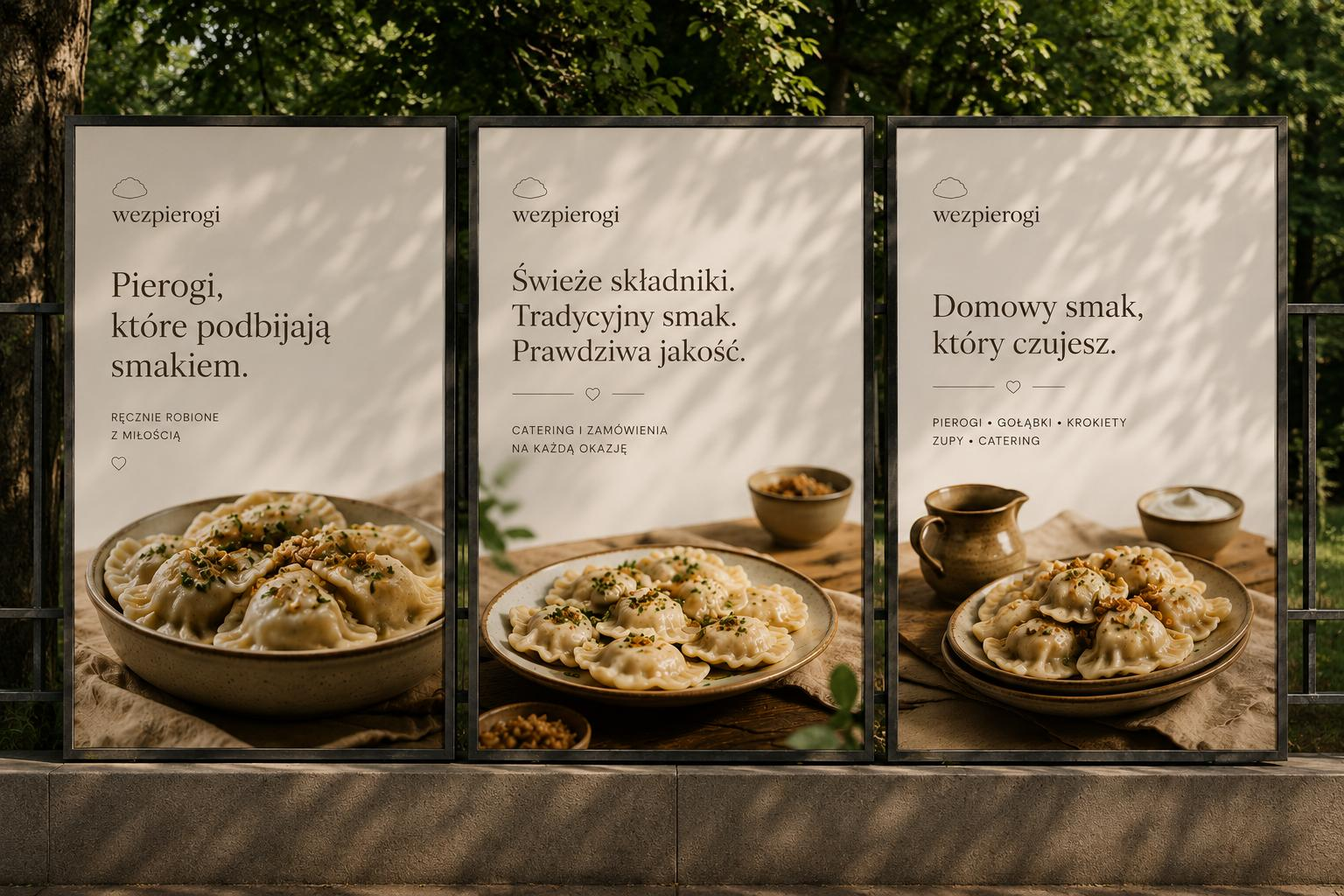 Wezpierożki — podgląd projektu strony